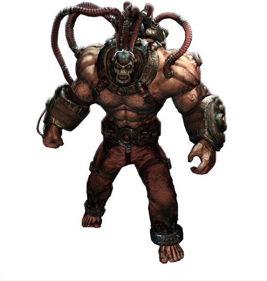 Download Download Png - Batman Aa-arkham Bane Clipart (545x600), Png Download