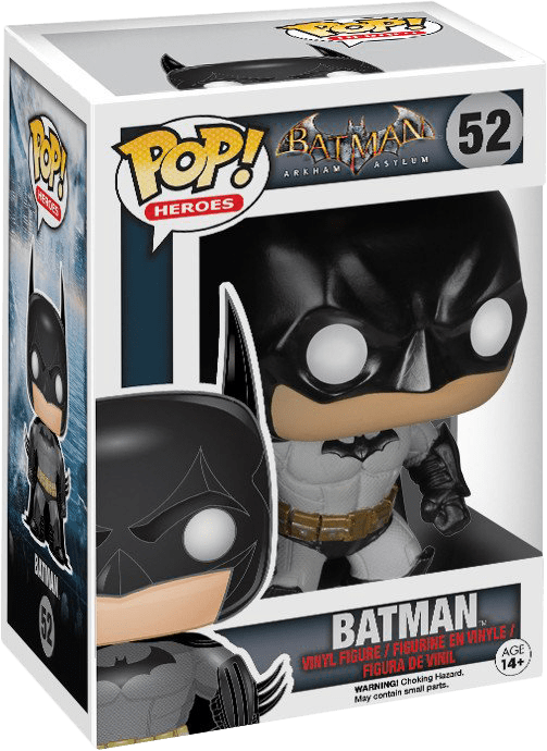 Funko Pop Heroes Batman Arkham Asylum Batman - Batman Arkham Pop Vinyl Clipart (503x690), Png Download