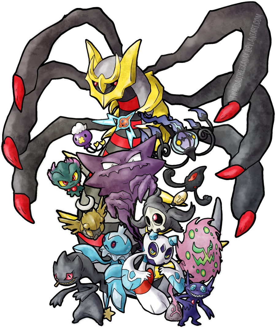 Aegislash Banette Chandelure Cofagrigus Cosplay Doublade - Pokemon God Clipart (900x1069), Png Download