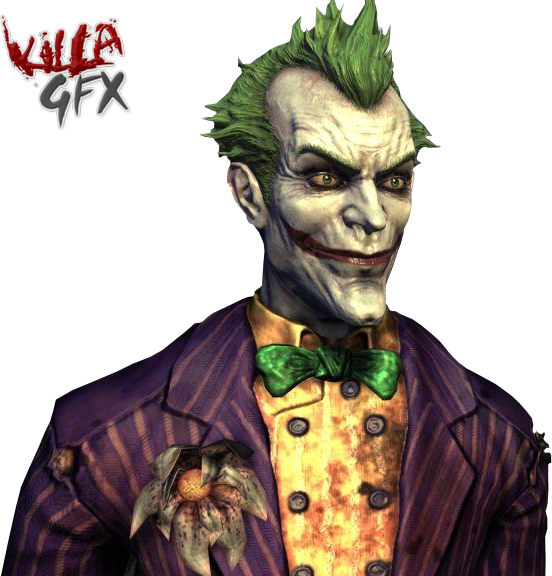 Batman Arkham Asylum Render 2 - Joaquin Phoenix Joker Arkham Clipart (552x576), Png Download
