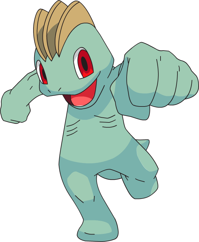 33,730,000 Exp - Pokemon Machop Clipart (636x775), Png Download