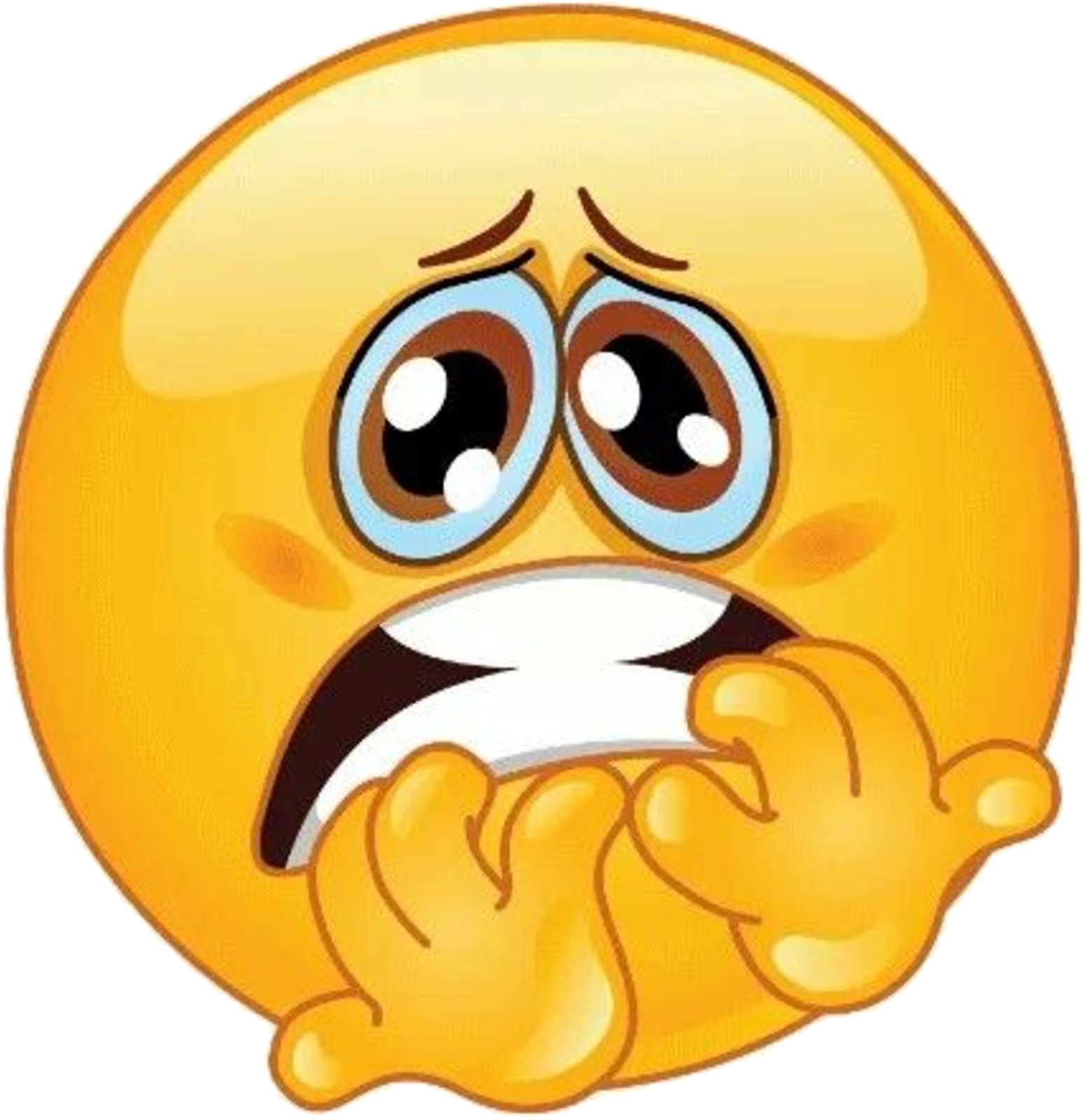 Panic - Emotion Scared Clipart (1549x1600), Png Download.