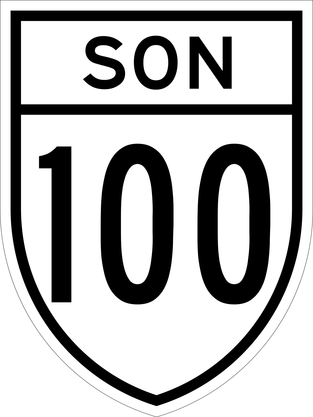 Carretera Estatal 100 - Emblem Clipart (1064x1418), Png Download