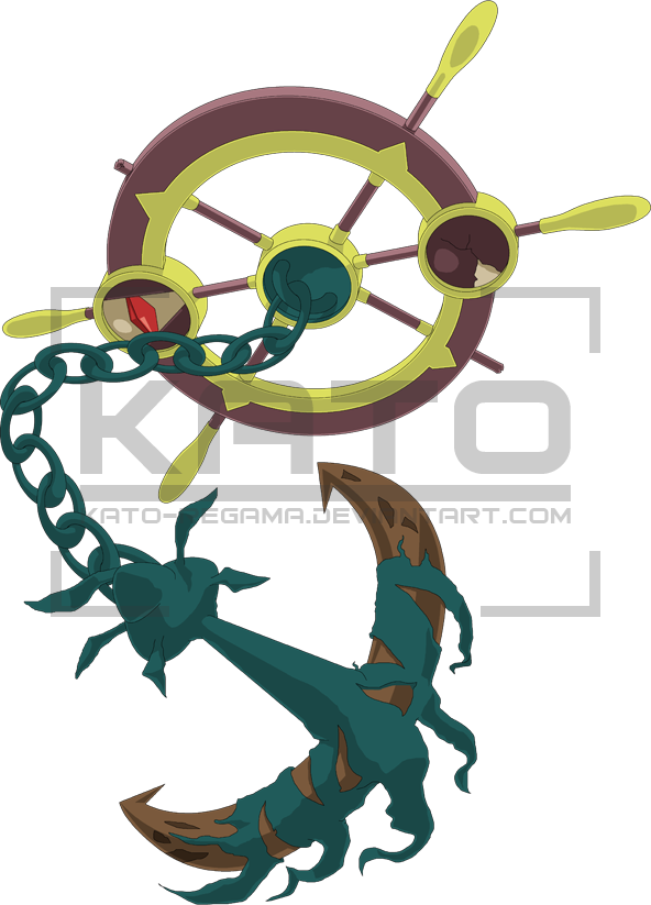 Ghost / Grass Ability - Dhelmise Pokemon Clipart (592x823), Png Download