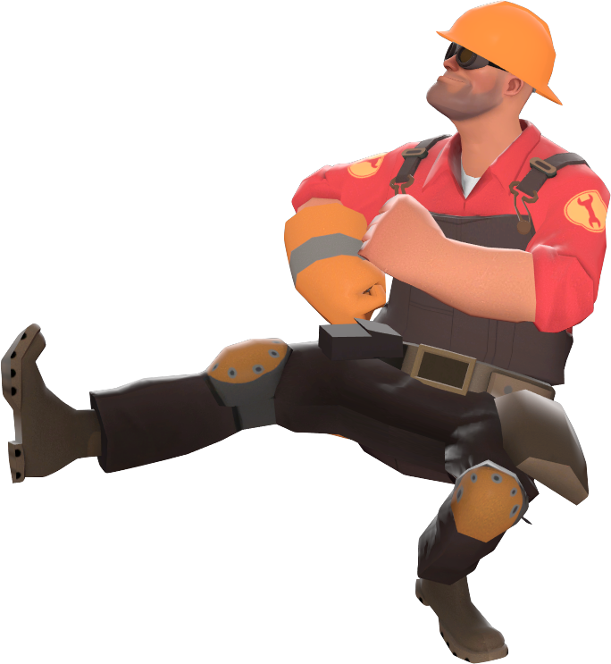 Mods Are Tf2, Upbap Engineeranarchy - Tf2 Engineer Dance Clipart (684x743), Png Download