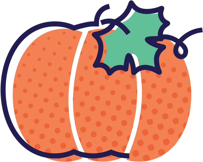 Pumpkin - Illustration Clipart (1100x1100), Png Download