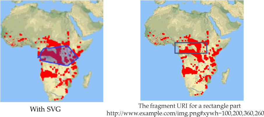 After Creating The Annotation Using The Svg-edit, The - Map Of Where Elephants Live Clipart (926x413), Png Download