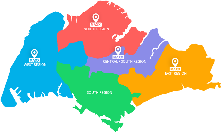 Singapore Road Map Transparent Clipart (869x491), Png Download