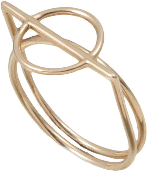 14k Yellow Gold Origin - Ring Clipart (1000x1000), Png Download