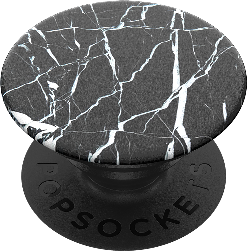 Black Marble, Popsockets - Black Marble Popsocket Clipart (989x1000), Png Download