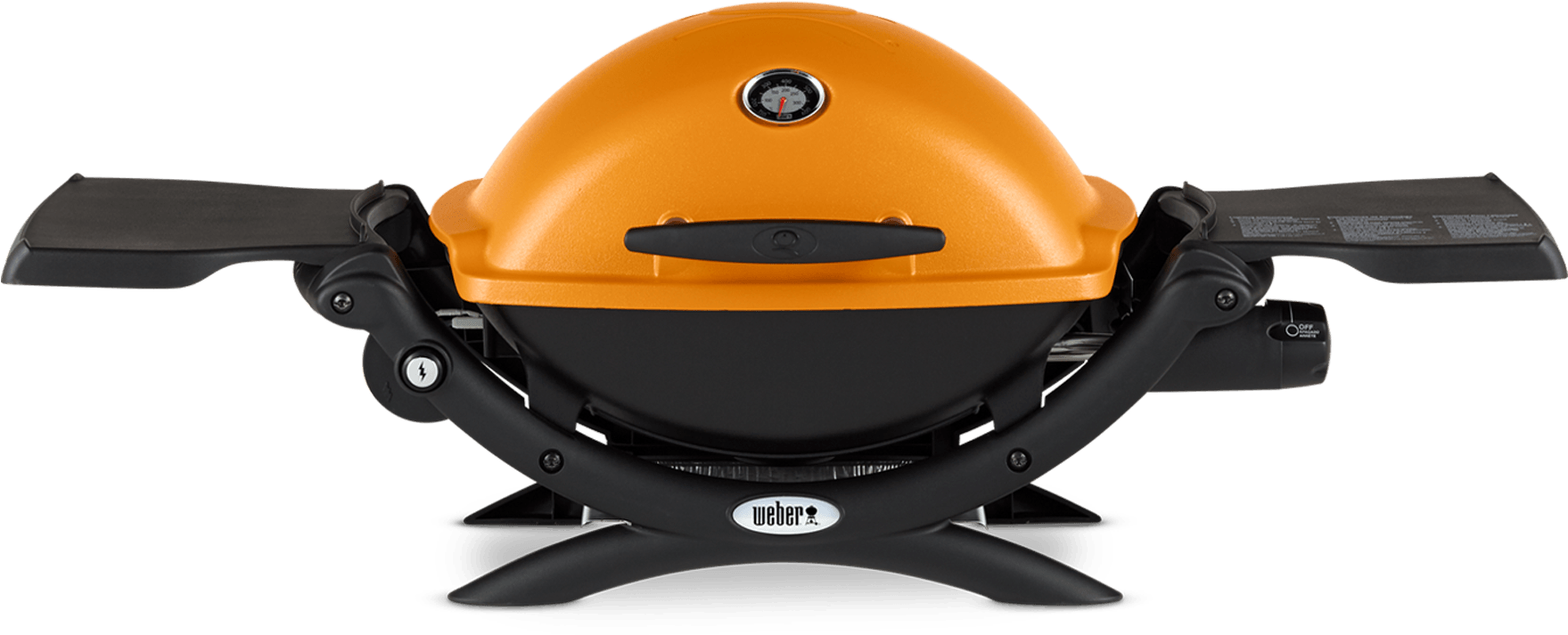 Weber® Q 1200 Gas Grill - Weber Gas Bbq Q1200 Clipart (1759x713), Png Download