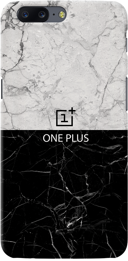 Grey & Black Marble Cover Case For Oneplus - Iphone Clipart (1000x1000), Png Download
