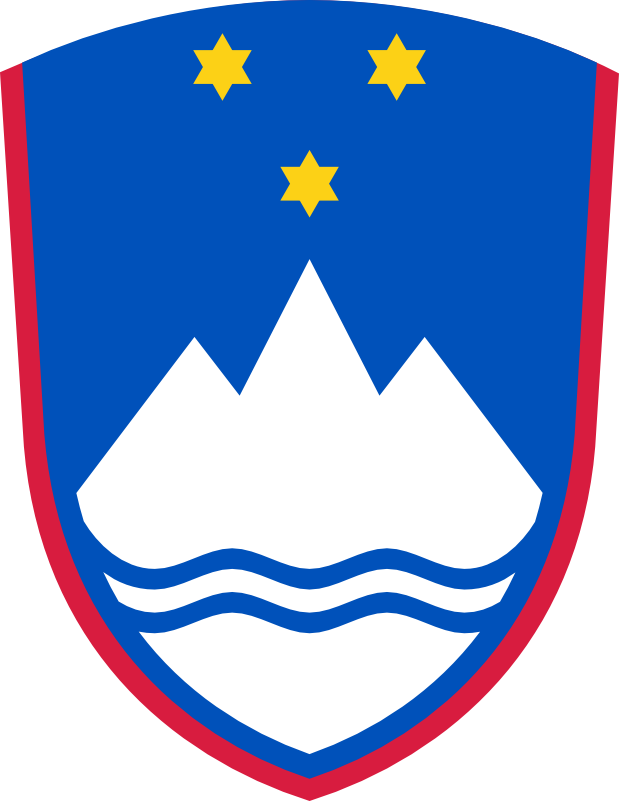 Slovenian National Coat Of Arms - Slovenia Symbol Clipart (619x801), Png Download