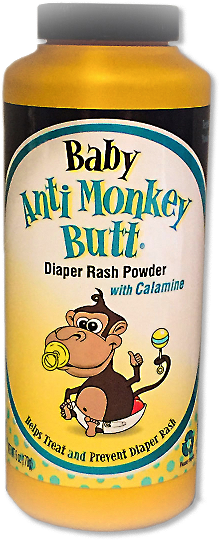 Baby Anti-monkey Butt - Baby Anti Monkey Powder Clipart (1144x1132), Png Download