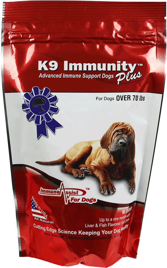 Aloha Medicinals Pet Assist K9 Immunity Plus Advanced - Aloha Medicinals K9 Immunity Plus For Dogs Clipart (900x900), Png Download