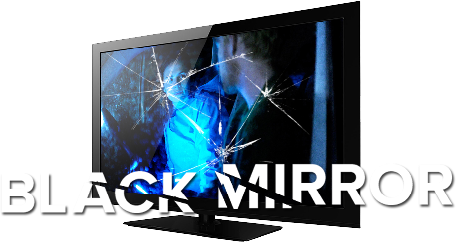 Black Mirror Image - Led-backlit Lcd Display Clipart (1000x562), Png Download