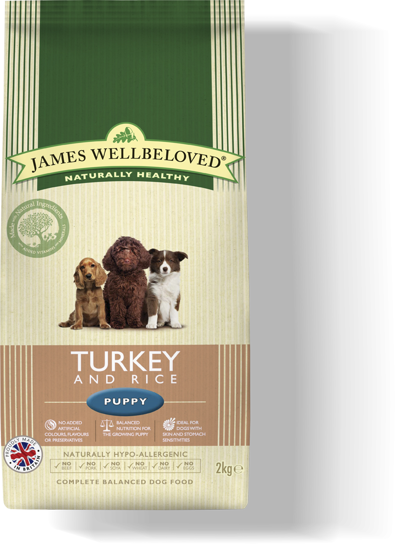 Turkey & Rice Puppy - James Wellbeloved Puppy Turkey And Rice Clipart (800x1095), Png Download