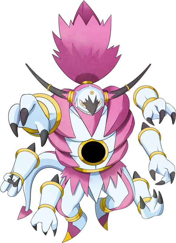 Mega Hoopa - Cartoon Clipart (581x800), Png Download