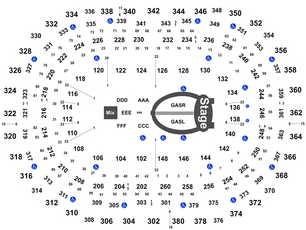 Ariana Grande - Section 124 Row 4 Of Pepsi Center Clipart (1050x790), Png Download