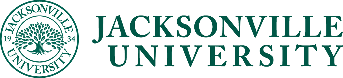 Jacksonville University Logo - Jacksonville University Florida Logo Clipart (1184x272), Png Download
