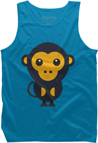Monkey - Active Tank Clipart (650x650), Png Download