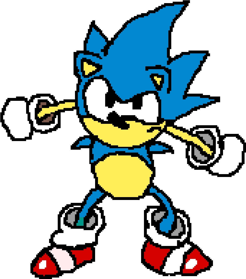 Sonic Cd - Cartoon Clipart (1200x1200), Png Download