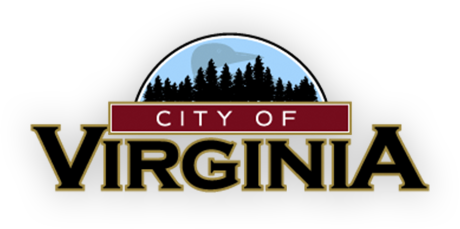 Virginia, Mn Logo - City Of Virginia Logo Clipart (908x452), Png Download