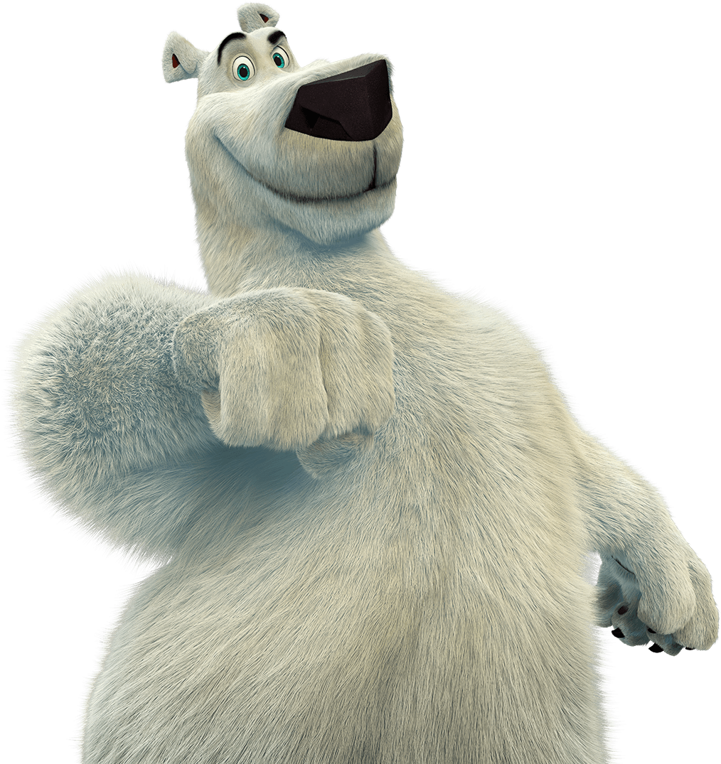 Norm Is An Atypical Polar Bear In His 30's - Movie Norm Of The North Clipart (1172x1100), Png Download