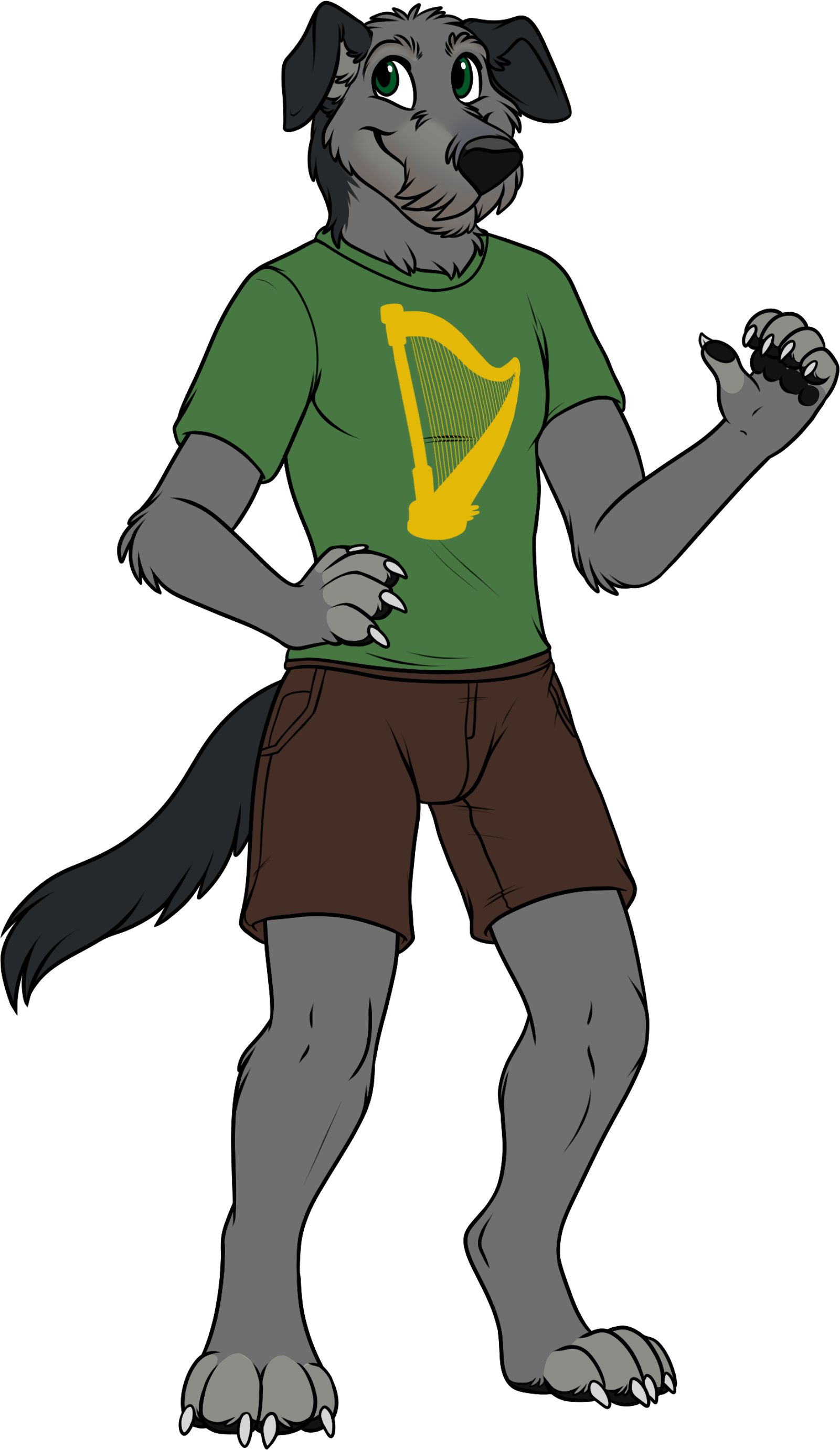 About Irishfurries - Irish Furry Clipart (1601x2763), Png Download