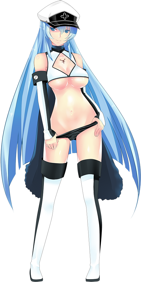 Esdeath Drawn By Froznkamui - Cartoon Clipart (744x1052), Png Download