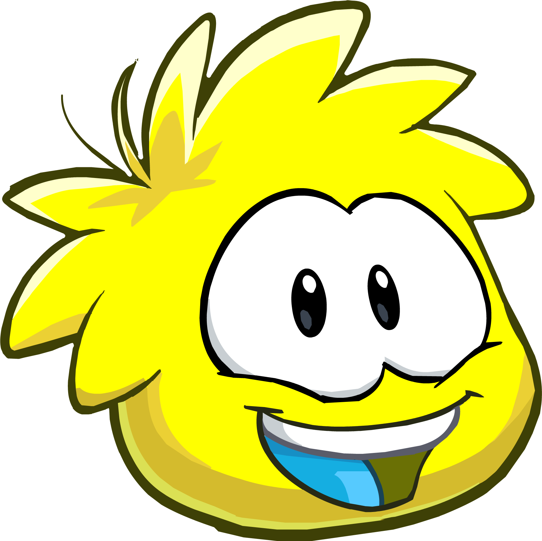 Club Penguin Elite Penguin Force Cheats Club Penguin - Club Penguin Yellow Puffle Clipart (1774x1769), Png Download