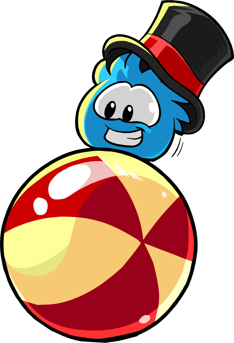 Top Hat Clipart Puffle , Png Download - Png Blue Puffle Puffles Transparent Png (798x1172), Png Download