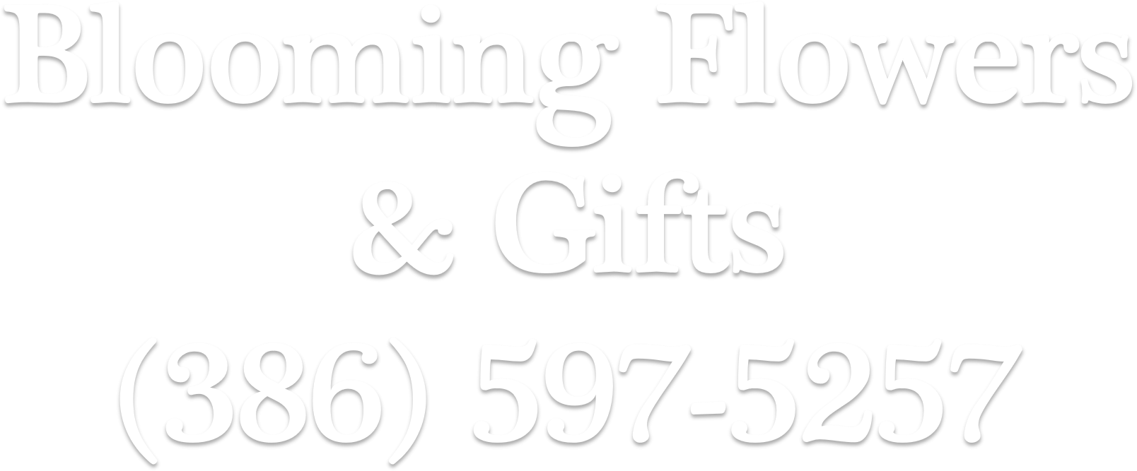 Blooming Flowers & Gifts - Poster Clipart (1861x919), Png Download