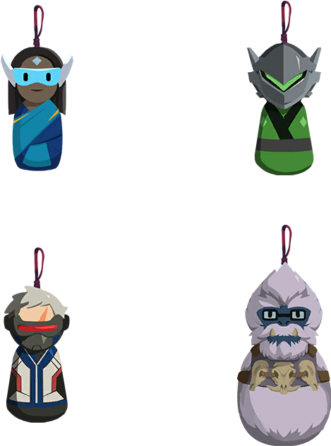 Overwatch, Game Design, Sprays, Christmas Stuff, Ornament, - Overwatch Christmas Ornament Sprays Clipart (700x700), Png Download