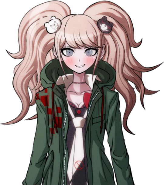 Wearing Their Boyfriend's Jacket - Junko Enoshima Clipart (540x611), Png Download