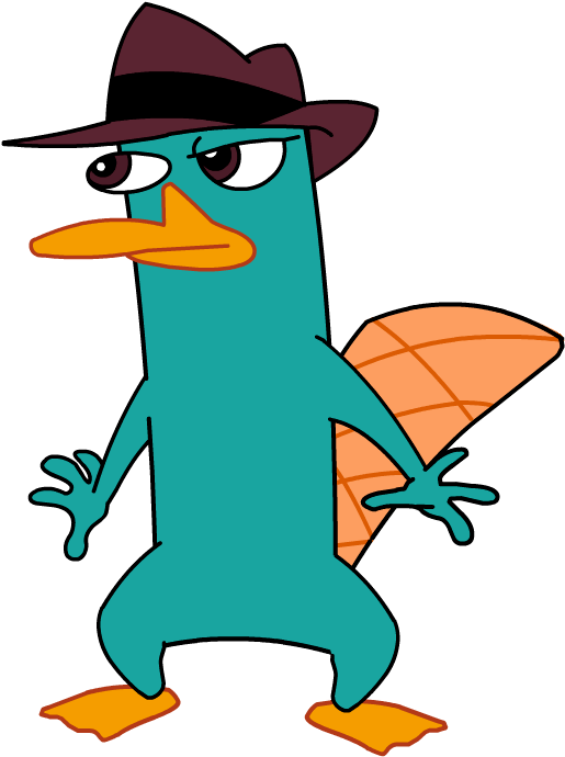 Fine Dining And Breathing - Agent Perry The Platypus Clipart (613x739), Png Download