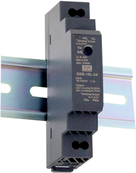 15w Dc-dc Din Rail Type Converter - Ddr 15g 3.3 Mean Well Clipart (768x690), Png Download