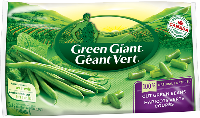 Green Giant Cut Green Beans - Leek Clipart (734x477), Png Download