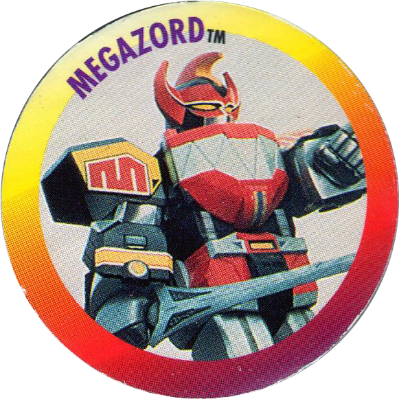 Players Biscuits Power Rangers Megazord - Label Clipart (600x600), Png Download