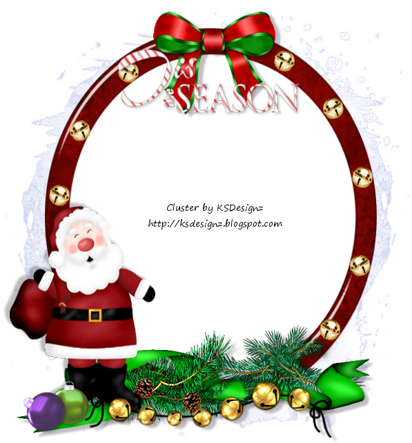 Ftu Clusters - Christmas - Wreath Clipart (700x700), Png Download
