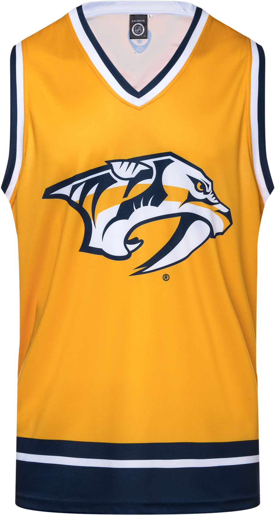 Nashville Predators Hockey Tank Clipart (909x1703), Png Download
