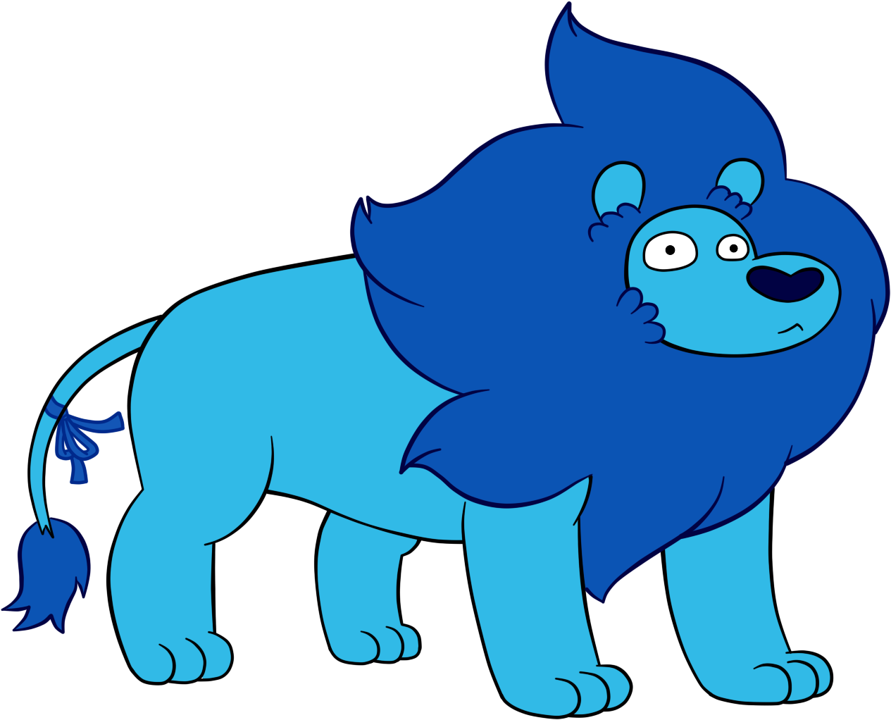 Steven Universe Lion Lapis , Png Download - Steven Universe Lion Lapis Clipart (1265x1022), Png Download