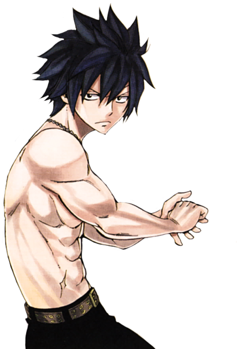 Anime, Fairy Tail, And Gray Fullbuster Image - Cartoon Clipart (500x703), Png Download
