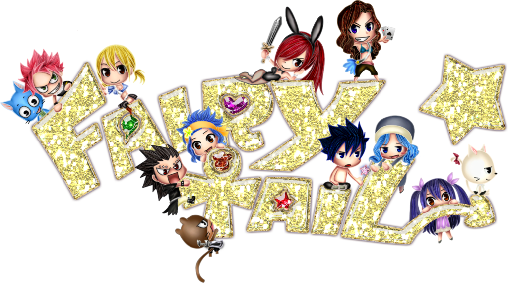 Bienvenu - Fairy Tail Chibi Logo Clipart (1024x570), Png Download