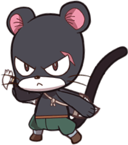 The Fairy's Tales Cat Busters X Fairy Tail Dragon Cry - Fairy Tail Pantherlily Chibi Clipart (680x560), Png Download