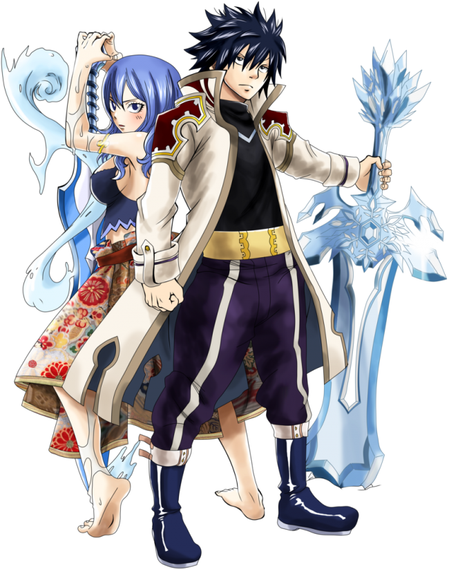 Free Download 妖尾格雷朱比亞clipart Gray Fullbuster - Fairy Tail Gale And Nalu - Png Download (679x823), Png Download