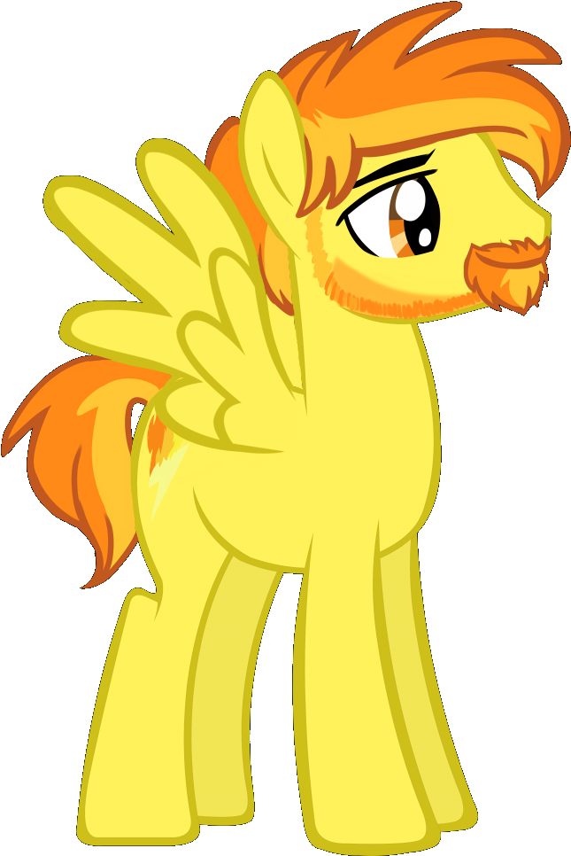 Beard, Facial Hair, Firestorm, Rule 63, Safe, Spitfire - My Little Pony Beard Clipart (784x1000), Png Download