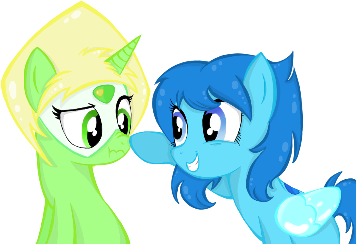 Forestheart74, Boop, Crossover, Lapidot , Lapis Lazuli - Peridot Steven Universe Pony Town Clipart (1196x822), Png Download