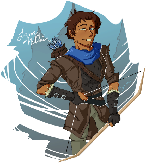 Lance, Our Lovely Archer Protagonist, Is A Number Of - Klance Archive Of Our Own Clipart (631x651), Png Download