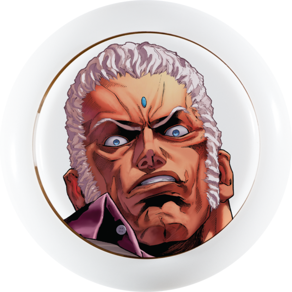 Street Fighter V X Sanwa Denshi Character Pushbutton - Illustration Clipart (600x600), Png Download